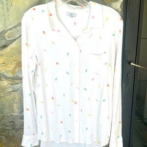 Rails Blouse Medium Rayon